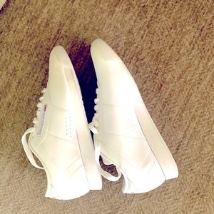 Reebok White Sneakers size 6.5 US womens